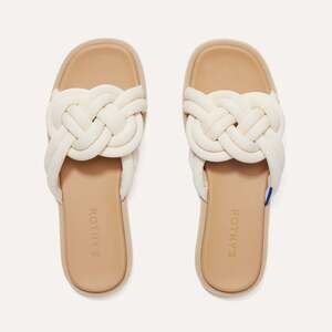 Rothy's The Summer Sandal - White Sand Size 10.5
